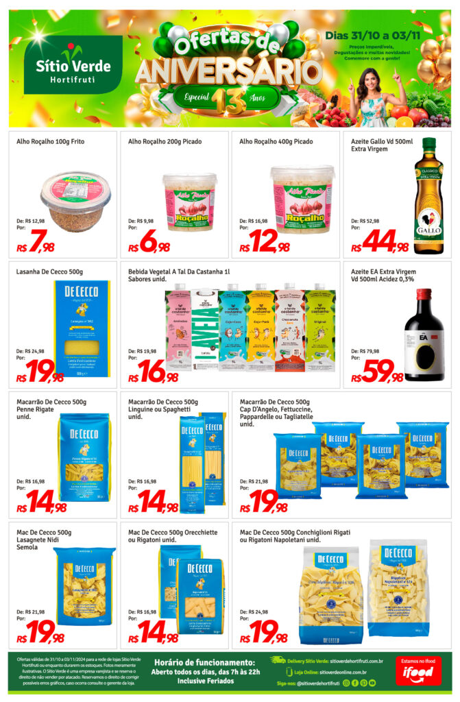 Ofertas Da Rede S Tio Verde Hortifruti